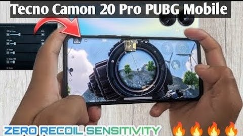 Techno Camon 20 Pro PUBG mobile sensitivity settings | PUBG mobile graphics settings /BGMI &PUBG