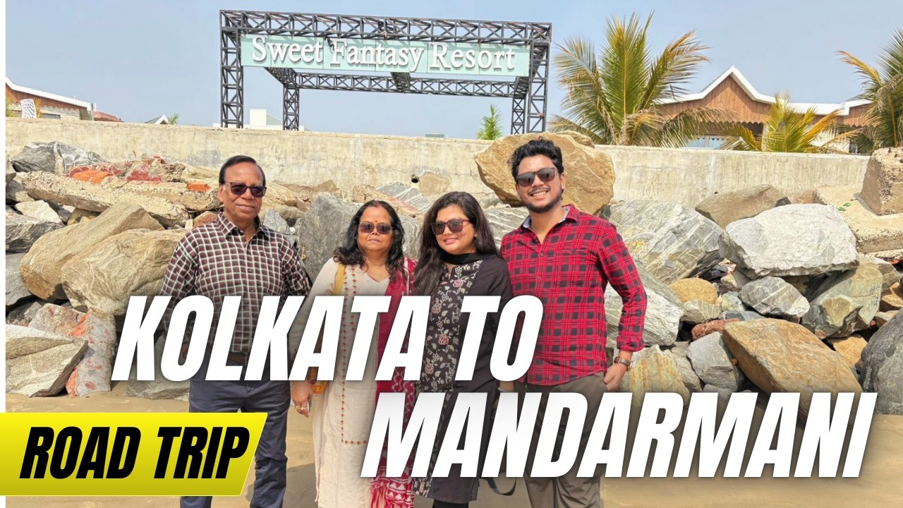 Family Road Trip ❤️ | Kolkata to Mandarmani | Sweet Fantasy Resort #kolkata #travel #roadtrip 