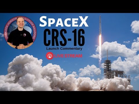 #SpaceX Falcon 9 CRS-16 Commerical Resupply Mission to the ISS 🔴 Live Launch Commentary