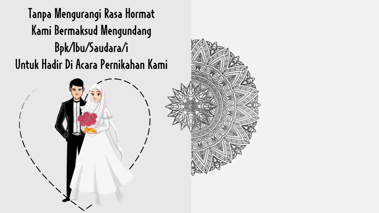 56 Contoh Undangan Aqiqah Islami Terbaik Gratis
