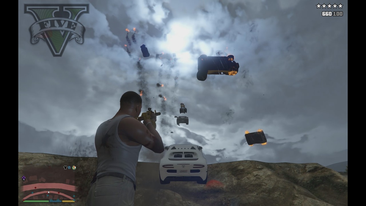 Franklin Destroyed The Police Force Part 2.