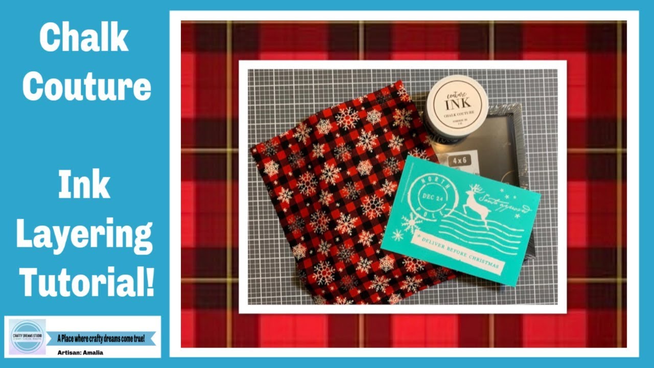 Chalk Couture Layering Ink Tutorial YouTube
