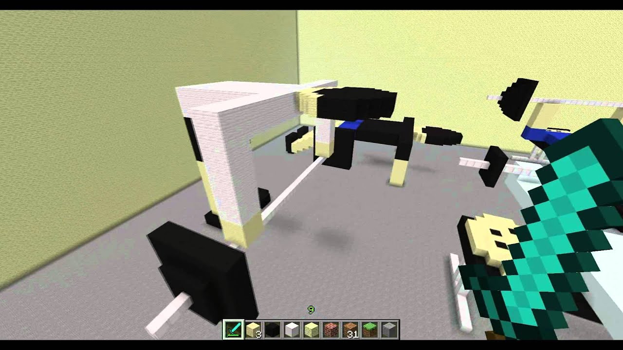 Minecraft Gym Full Sized - YouTube