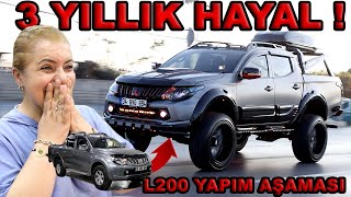 3 YILLIK HAYAL | Mitsubishi L200 Yapım aşaması ! by Aksoy Tuning 30,813 views 7 months ago 13 minutes, 22 seconds