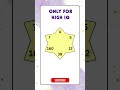 Test Your IQ! #shorts #ytshorts #quiz #mathpuzzle #mathquiz #iq #puzzle