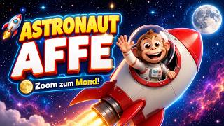 Astronaut Affe 🚀🐵 | Lustiges Kinderlied auf Deutsch | Die Musikzwerge