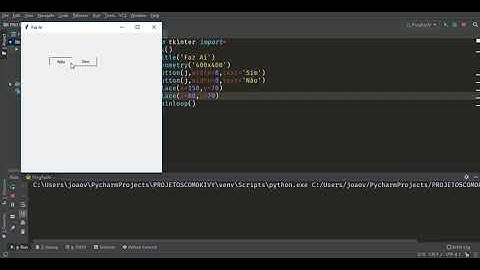 Criando Programa com PYTHON, usando Tkinter :Video 01