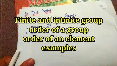 Finite and infinite group | Order of a group | Order of an element| part 2 |#viral #youtube