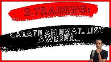 How To Create An Email List In Aweber - Email Marketing For Beginner 2024 PART 2