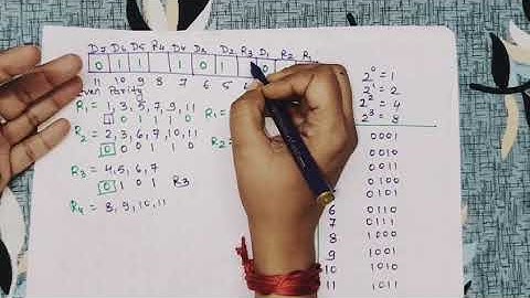 Error correction -Hamming code Explained in Hindi in easiest way Part -1