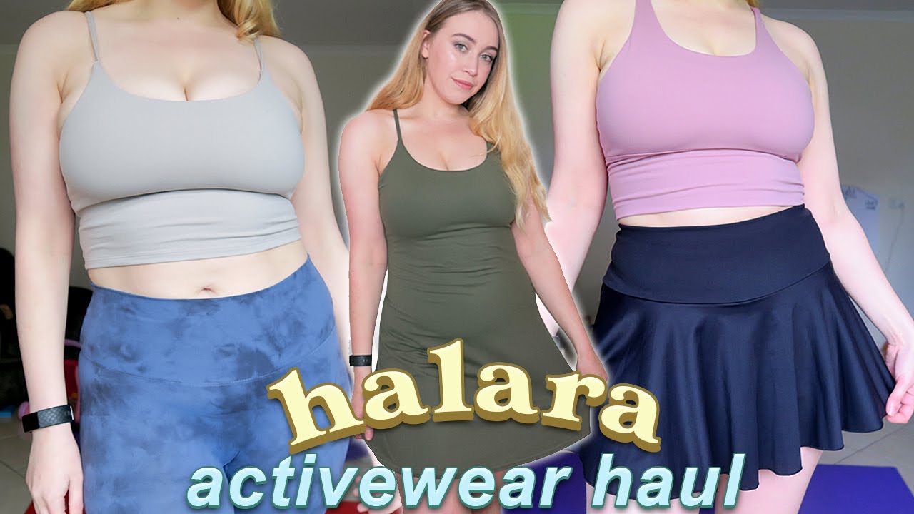 Halara Cloudful Try On Haul  Dress, Skirt, Leggings, and More! 
