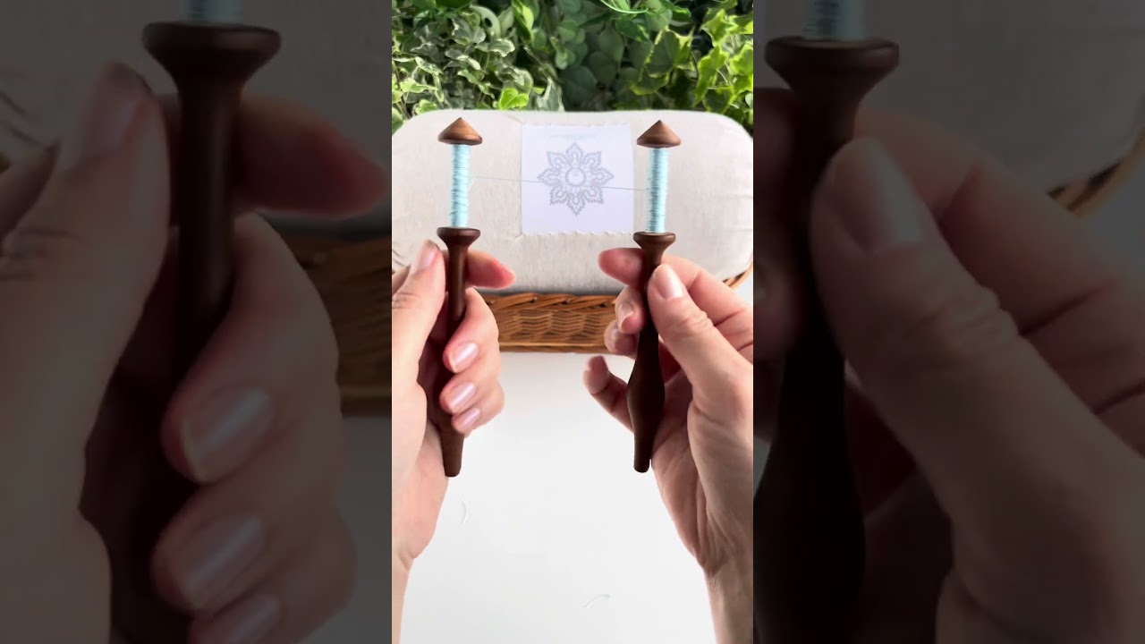 Part 3 | Make a Christmas lace ornament with me! • Let's prepare the bobbins this time!