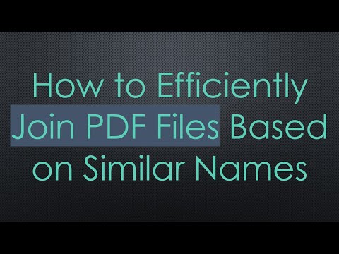 How to Efficiently