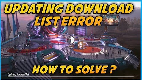 HOW TO FIX PUBG MOBILE UPDATING DOWNLOAD LIST ERROR | UPDATING DOWNLOAD LIST ERROR FIX  MALAYALAM