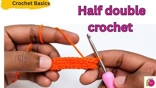 🧶Crochet Basics | Half Double Crochet Stitch for Beginners | Easy Crochet Tutorial Tamil#crochet