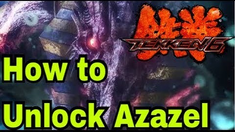 How to unlock Azazel in Psp!!!