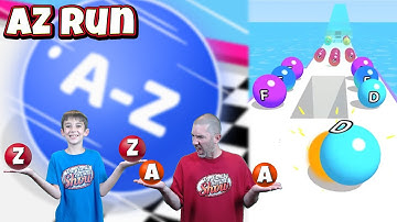 AZ Run Gameplay and Review (iOS and Android Mobile Game)