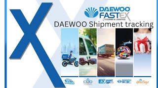 How to track daewoo Fastex Booking shipment & parcel screenshot 4