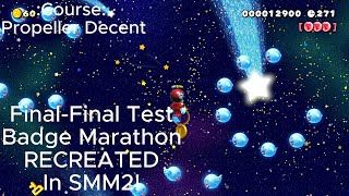 Mario Wonder Final-Final Test Recreated In Super Mario Maker 2! by Super Hero Ginx 251 views 2 months ago 7 minutes, 15 seconds