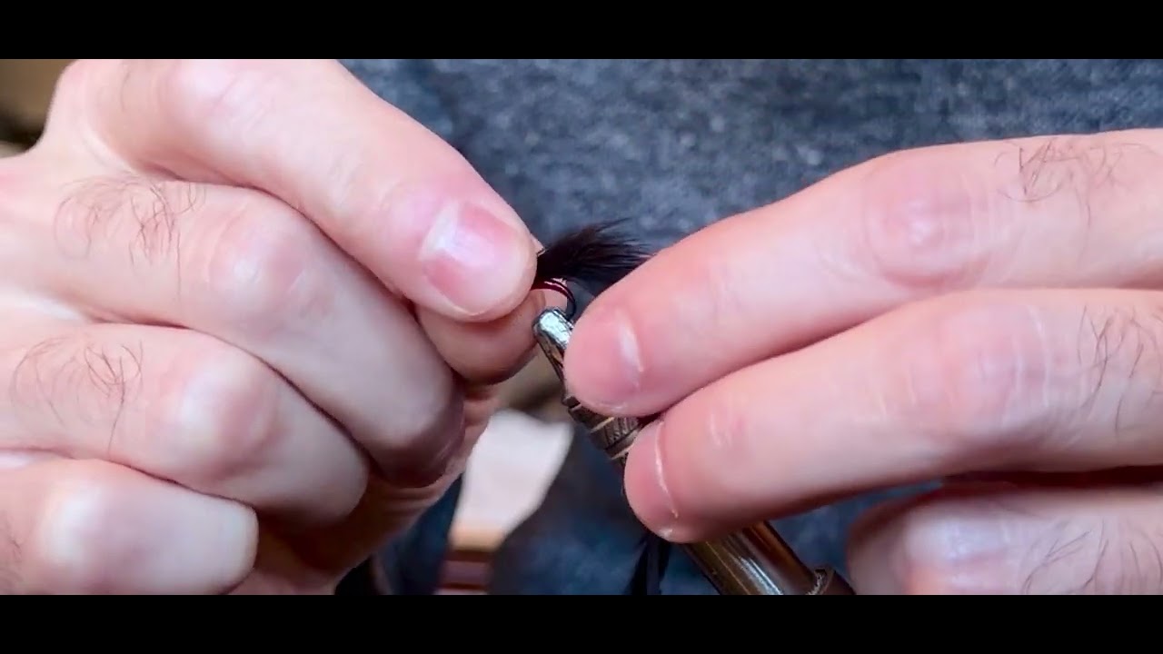 How I Tie a Black Leech Jig Fly Pattern 