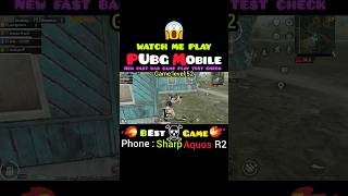 PUBG Mobile Gameplay Test 🔥 | Sharp Aquos R2 | Phonk Edit ⚡