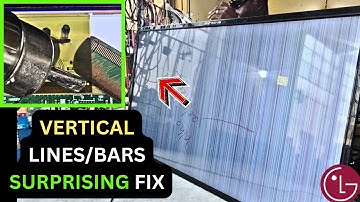 How to Fix LG LED TV Vertical Lines, Bars, No Picture Problem (Smart Technique)