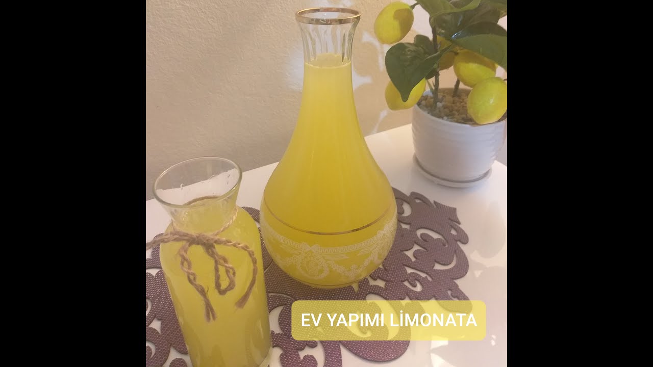 EV YAPIMI LİMONATA TARİFİ !! HARİKA LEZZET !! YouTube