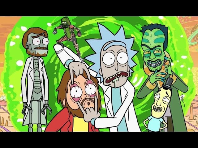 Live wallpaper Rick Morty Breaking Bad Reference 4K / interface