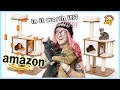 MY CATS REVIEW A CAT TREE FROM AMAZON (ft. GoPlus)