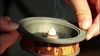 Neo Chinese Luxury Antique Tin Boshan Incense Burner For Home Use