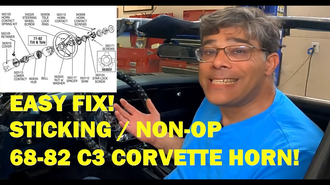 1981 C3 Corvette Stuck/NonOp Horn Quick Fix [Collector Car Guru