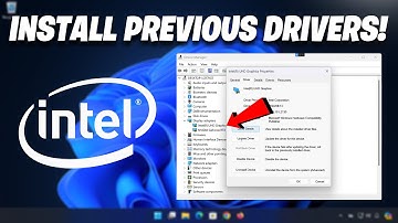 Install Previous Intel Drivers & Downgrade to Older Intel Driver Version ✅ How to