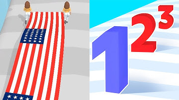 Flag Painters VS Number Master - All Levels Gameplay Android iOS #1