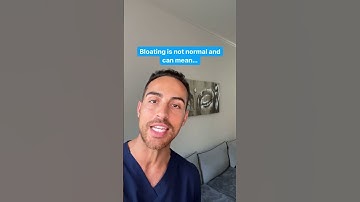 Bloating is not normal and can be caused by several things.  #bloating #guthealth