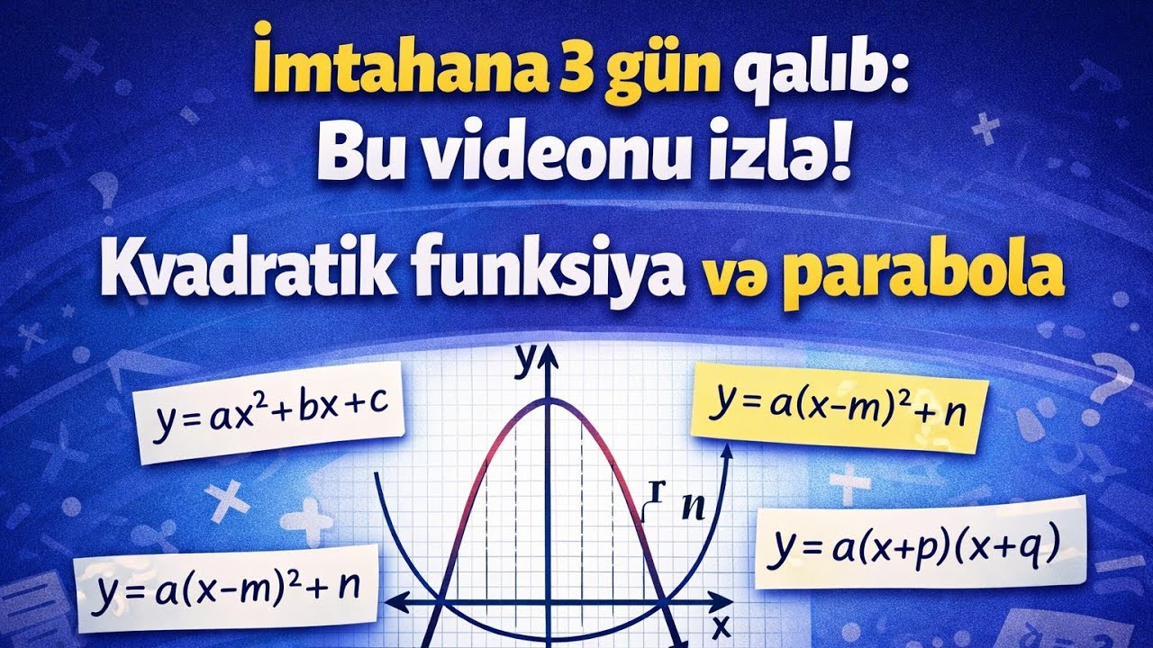 Qrafiki veriləndə funksiyanı yaza bilmirsənsə bu videonu səndə izlə 📌📌 📝🔔