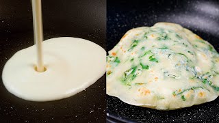 Ready In 3 Minutes! No Yeast No Kneading. Soft Garlic Chapati Make With Liquid Dough