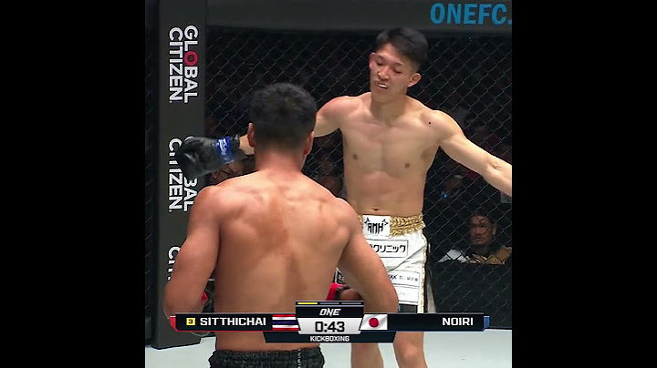 Sitthichai finds the mark on Masaaki Noiri 🎯 #ONE167