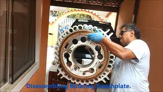 HELICOPTER S 76 SWASHPLATE DISASSEMBLY OJT