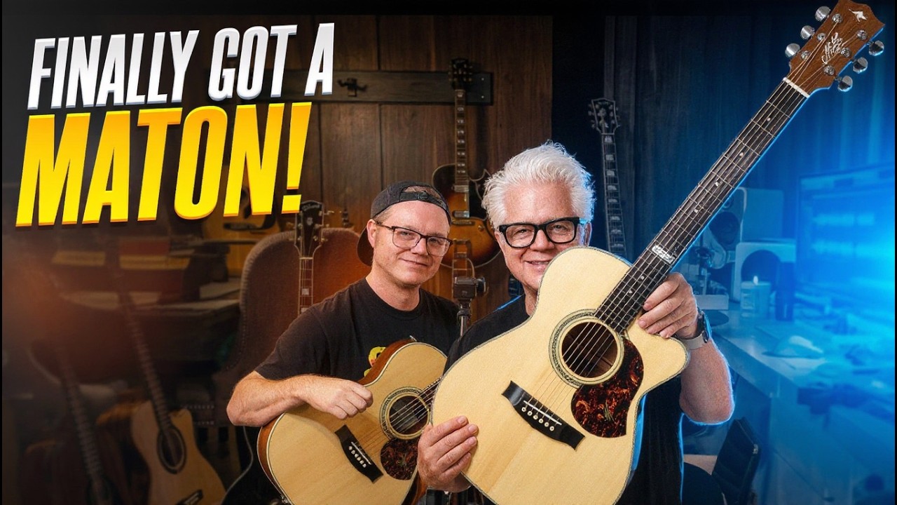 MATON guitars. Finslly got my hands on one. - YouTube