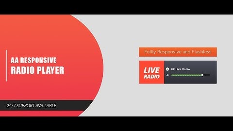 JOOMLA MODULE : AA RESPONSIVE RADIO PLAYER