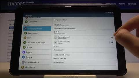 How to Find Smart Typing Options in SAMSUNG Galaxy Tab - Text Correction Options