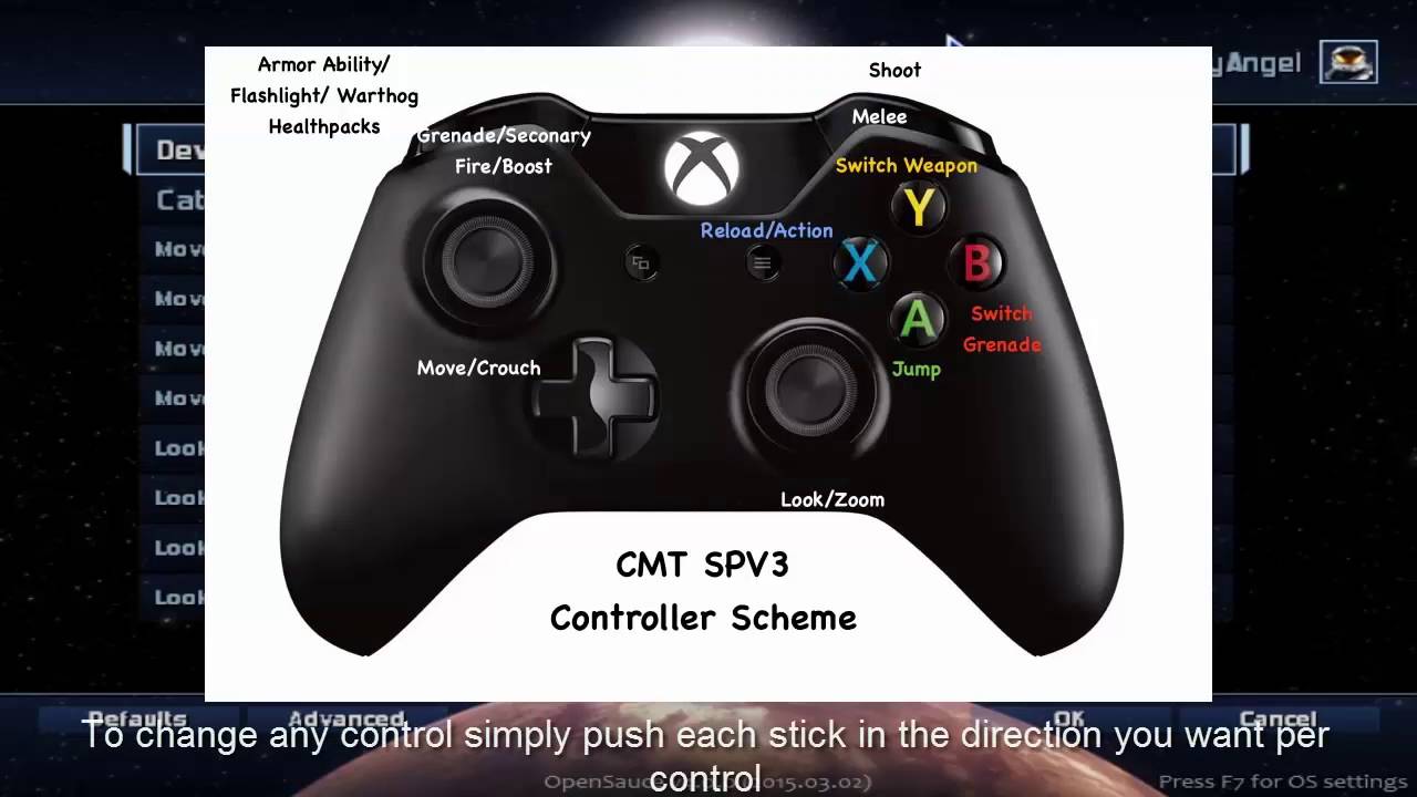 XBOX 360 & XBOX ONE Controller Setting List file - Halo: Combat Evolved -  Mod DB