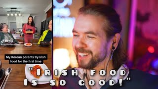 Jacksepticeye Reacts To Korean Parents Try Irish Food For The First Time