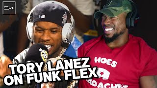 TORY LANEZ SPAZZIN ON FUNK FLEX - HE'S A RAPPER RAPPER!