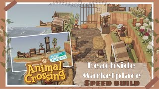 Beachside Market Place // Speed Build // Animal Crossing New Horizons