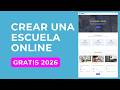 Crear Academia Online WordPress 2026