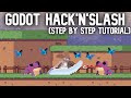 How to create a hacknslash game in godot 4 step by step