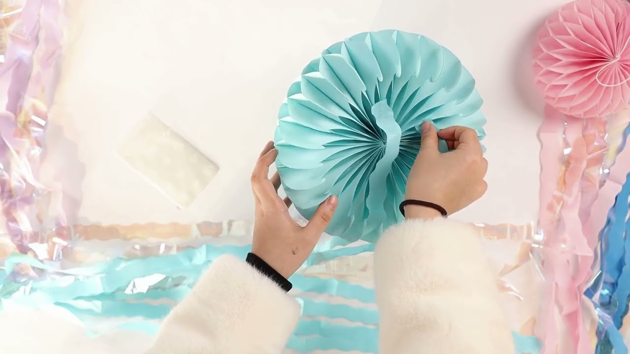 Hanging Paper Jellyfish Mermaid Ocean Under the Sea Party Decoration