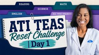 FREE ATI TEAS Reset Challenge | Day 1: Reset Your Mindset to Pass TEAS 7 Update