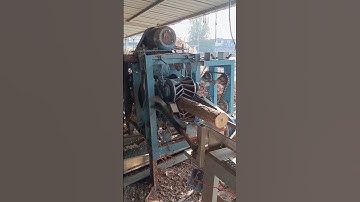 The process of peeling tree bark #craft #auto #machine  #tools #craft  #craftman #wood